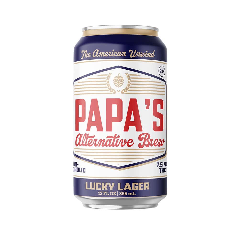 Papas Lucky Lager THC Beer